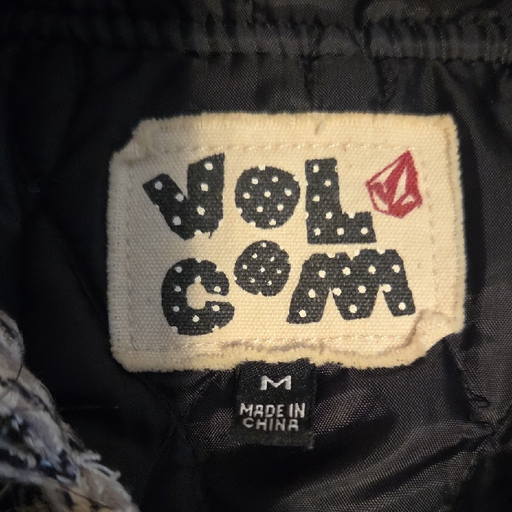 Volcom Black Quilted Jacket Womens - Picture 2 of 10